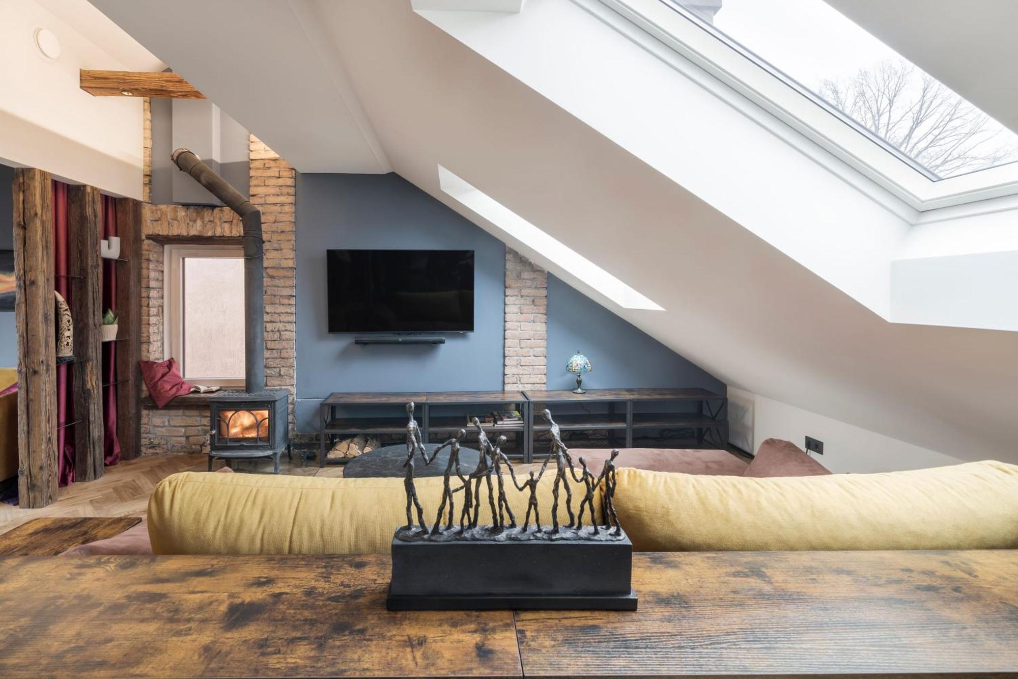 Cozy Penthouse Apartment VNO Exterior foto